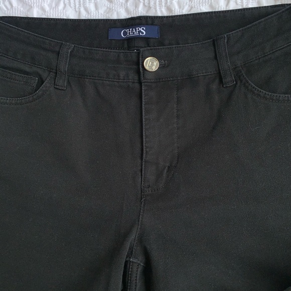 Chaps by Ralph Lauren-size8-boot cut black jeans - Picture 5 of 8